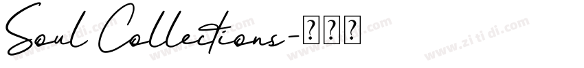 Soul Collections字体转换